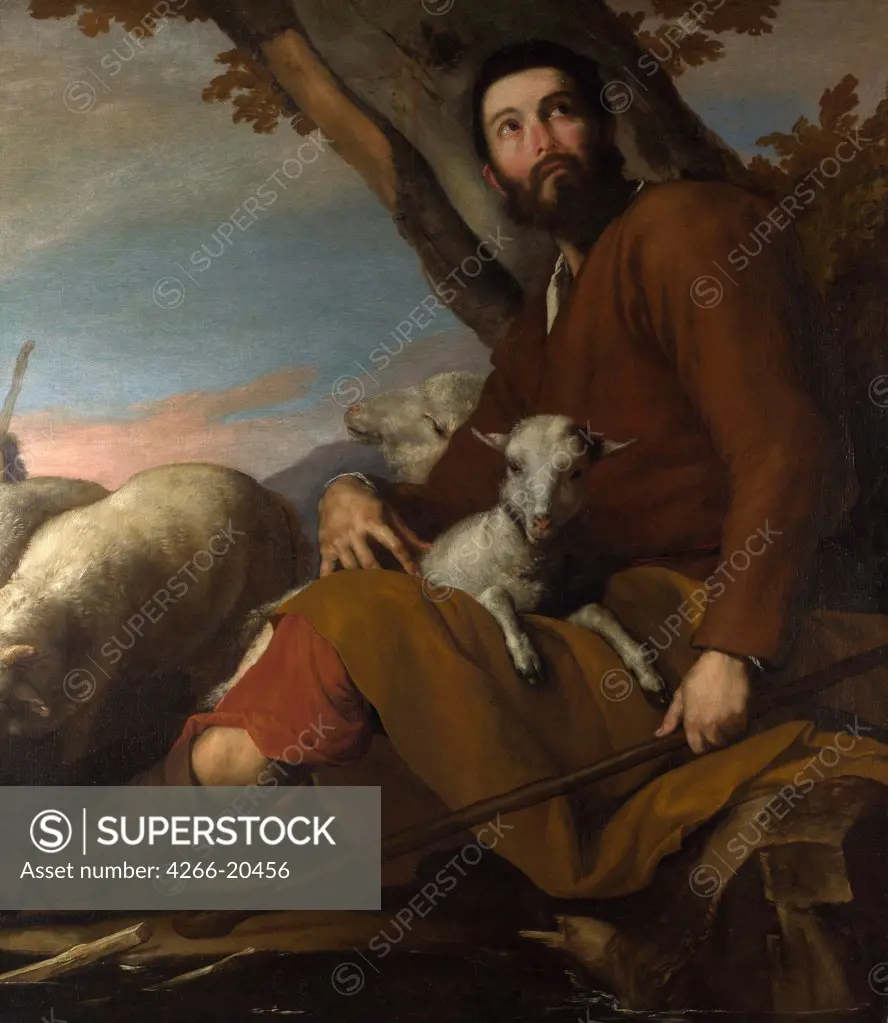Jacob with the Flock of Laban by Ribera, Jose, de (1591-1652)/ National Gallery, London/ ca 1638/ Spain/ Oil on canvas/ Baroque/ 132x118/ Bible