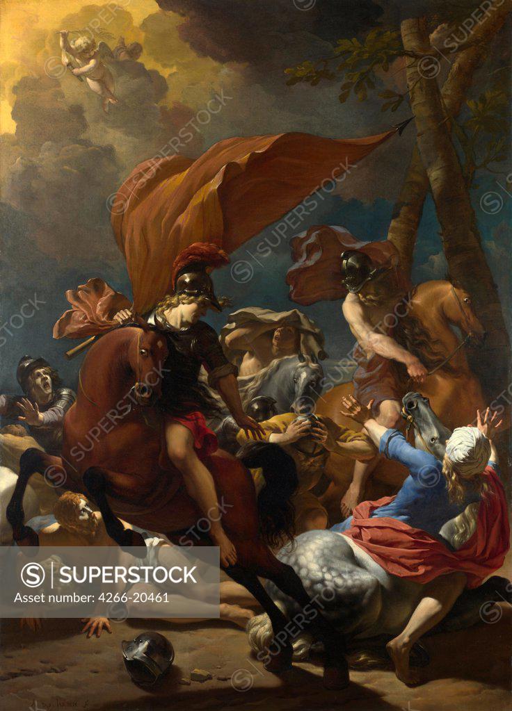 Stock Photo: 4266-20461 The Conversion of Saint Paul by Dujardin, Karel (1622-1678)/ National Gallery, London/ 1662/ Holland/ Oil on canvas/ Baroque/ 187x134,6/ Bible