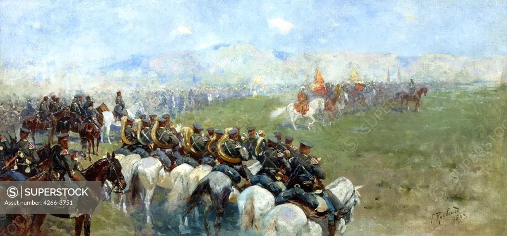 Roubaud, Franz (1856-1928) State Borodino War and History Museum, Moscow 1893 Oil on canvas Realism Germany History 