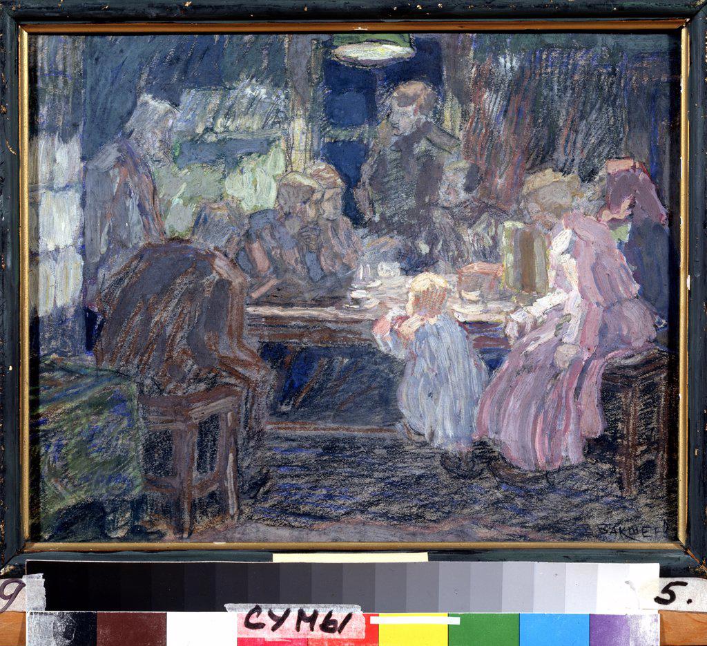 Baksheev, Vasili Nikolayevich (1862-1958) Regional Art Museum, Sumy 1906 29,7x38 Gouache, pastel on cardboard Russian End of 19th - Early 20th cen. Russia 