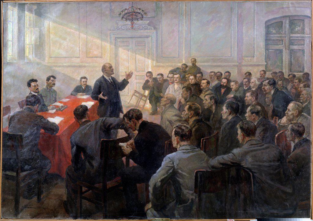Buchkin, Pyotr Dmitrievich (1886-1965) Regional K. Savitsky Art Gallery, Pensa 140x200 Oil on canvas Soviet Art Russia History 
