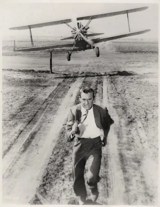 Cary Grant in film North by Northwest by Alfred Hitchcock, Anonymous  