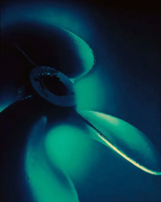 Photo Illustration of a Boat Propeller