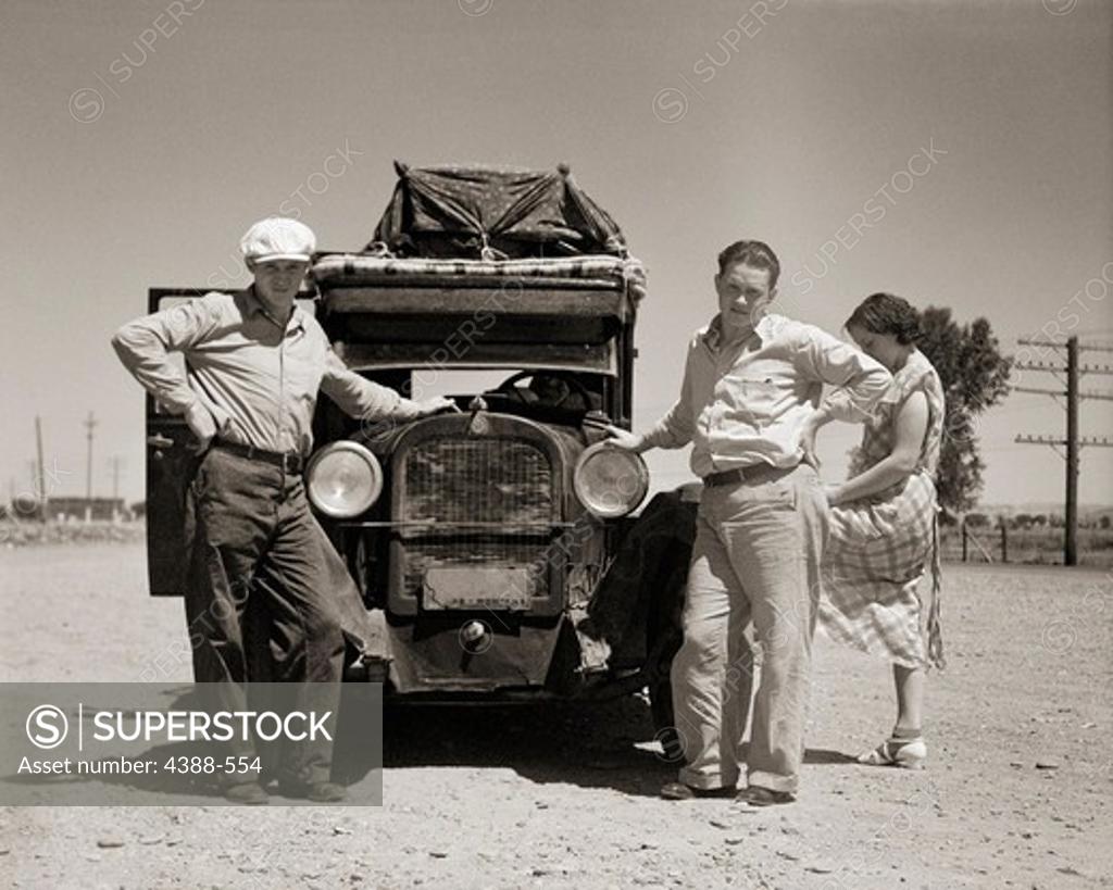 Stock Photo: 4388-554 Drought Refugees