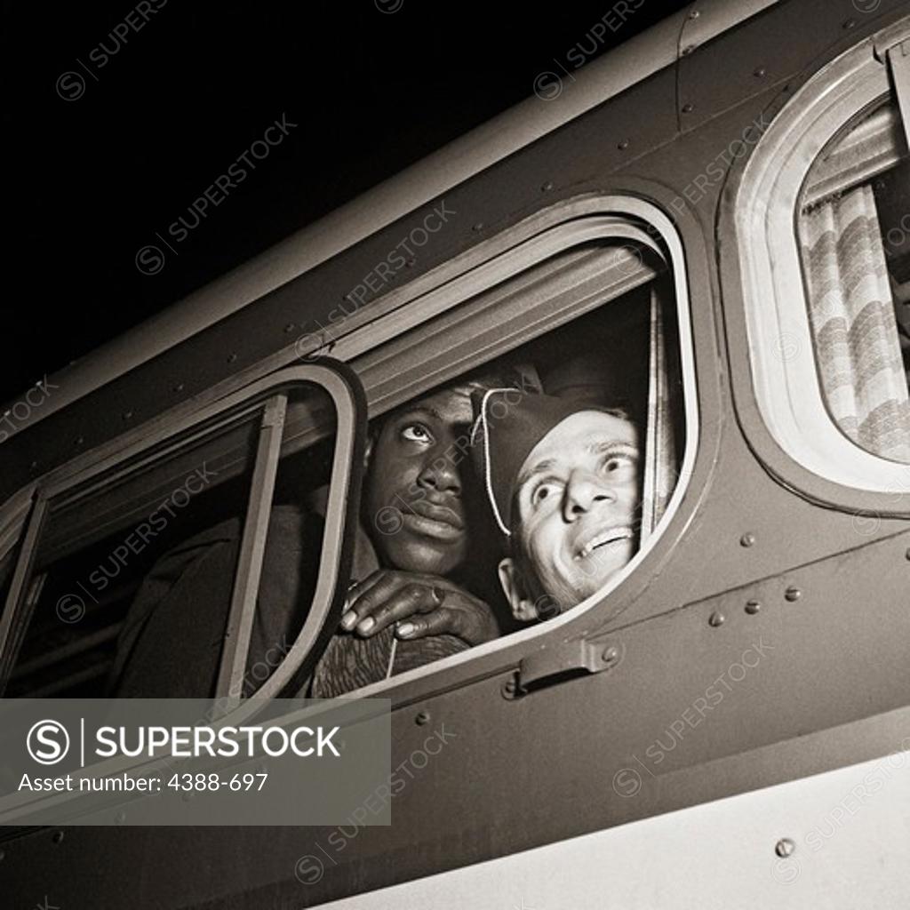 Stock Photo: 4388-697 Leaving Bus Station