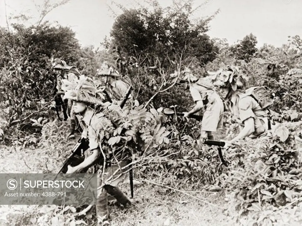 Camouflaged Soldiers