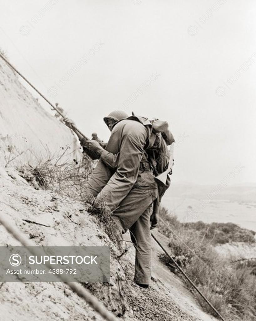 Stock Photo: 4388-792 Soldier Carrying Comrade