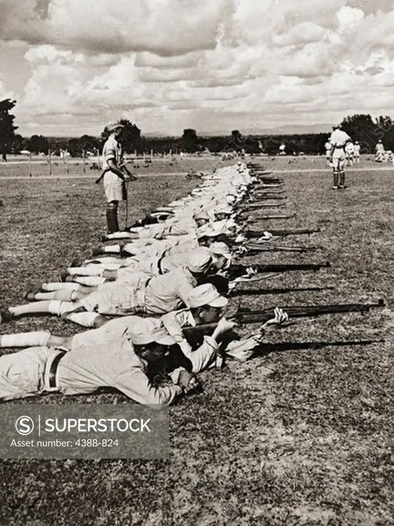 Rifle Class with Chinese Soldier
