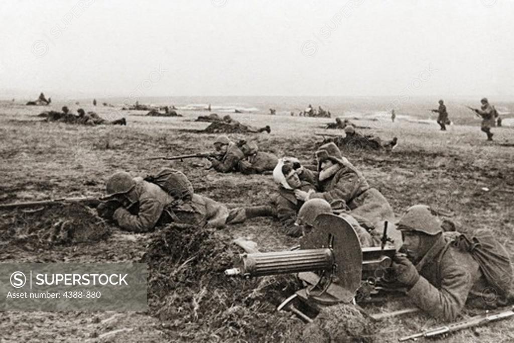Stock Photo: 4388-880 Soviet Soldiers