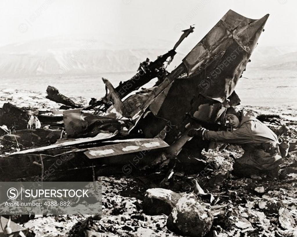 Stock Photo: 4388-882 Crash in Iceland