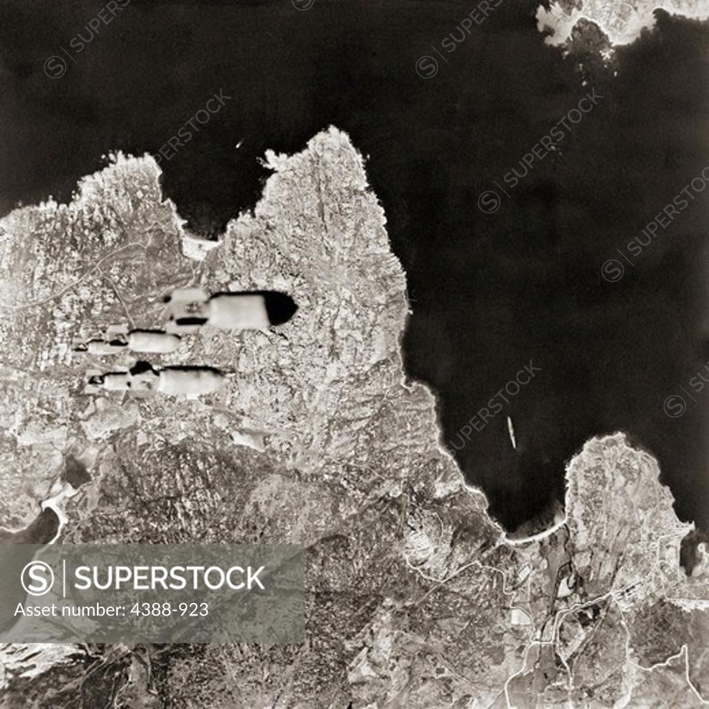Stock Photo: 4388-923 Bombing Aleutian Islands
