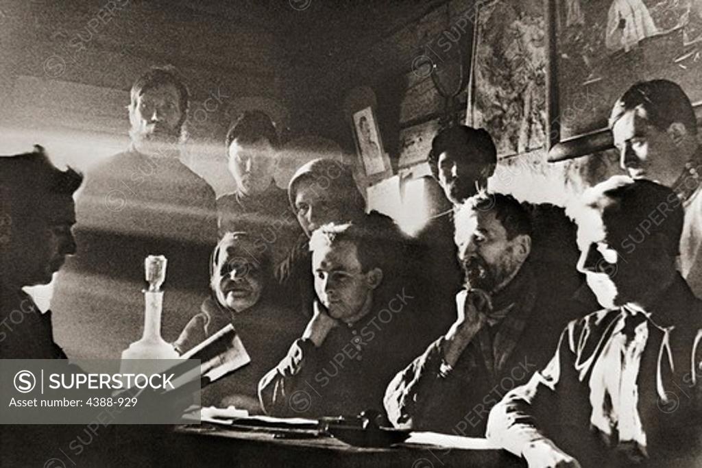 Stock Photo: 4388-929 A Soviet Management Committee
