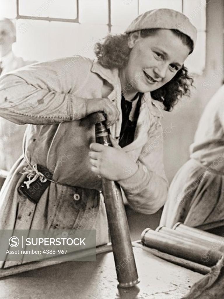 Stock Photo: 4388-967 Munitions Worker