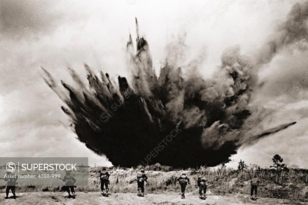 Stock Photo: 4388-999 Explosion