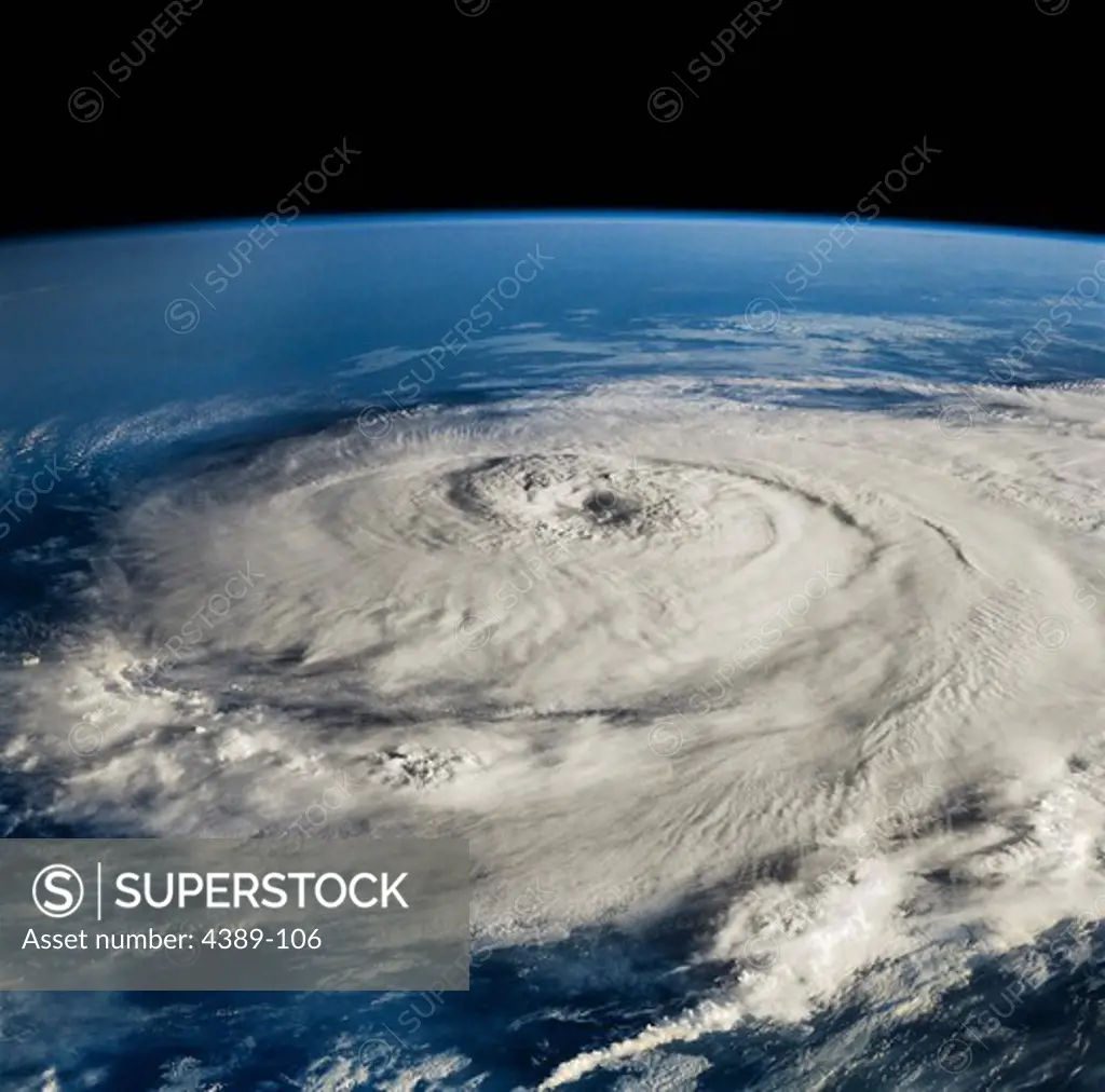 Hurricane Elena as Seen from Space Shuttle Discovery