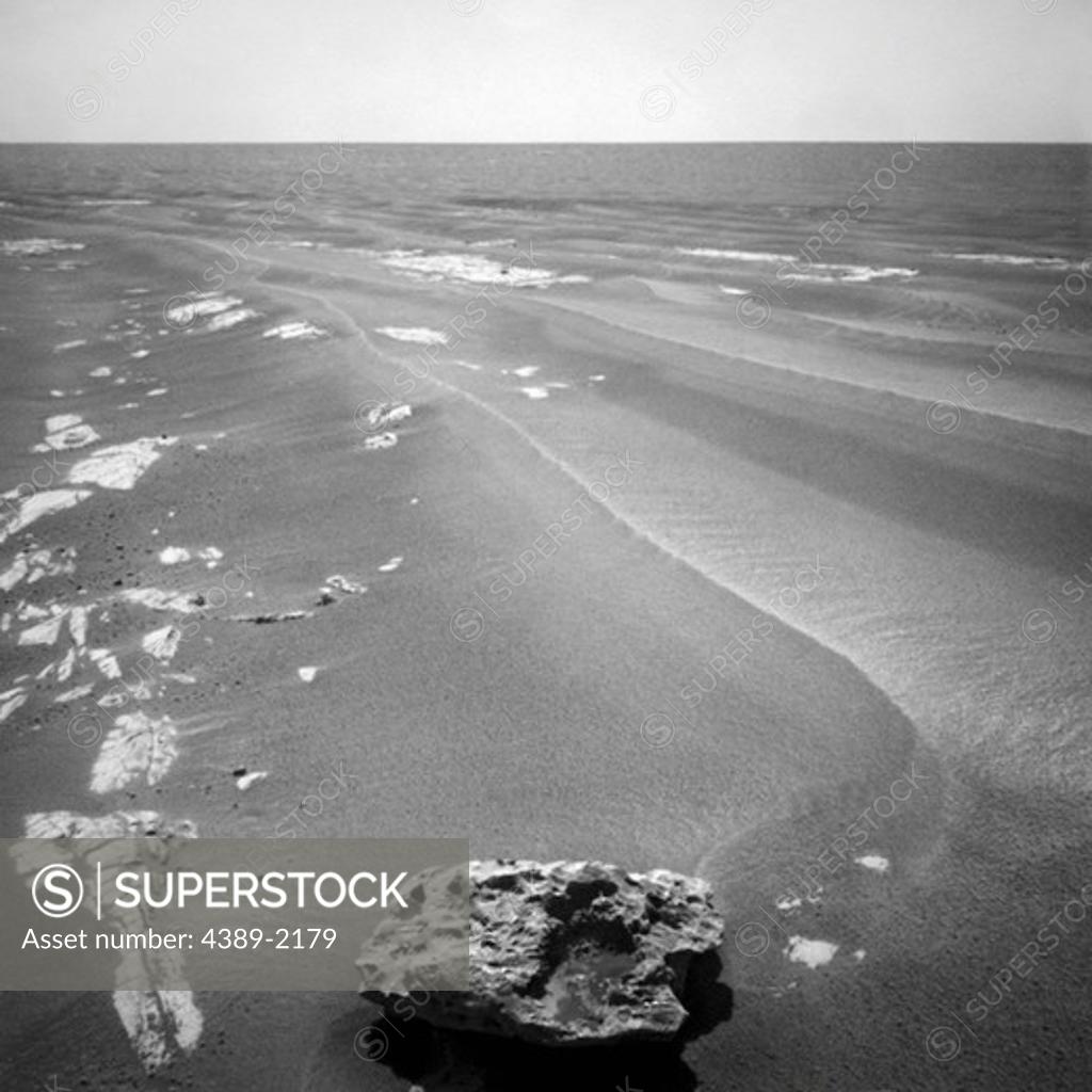 Stock Photo: 4389-2179 Block Island on Mars