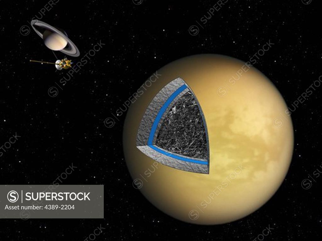 Stock Photo: 4389-2204 Interior of Titan