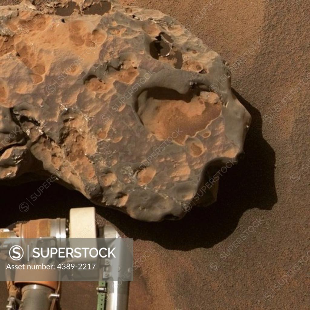Stock Photo: 4389-2217 Martian Meteorite Oilean Ruaidh