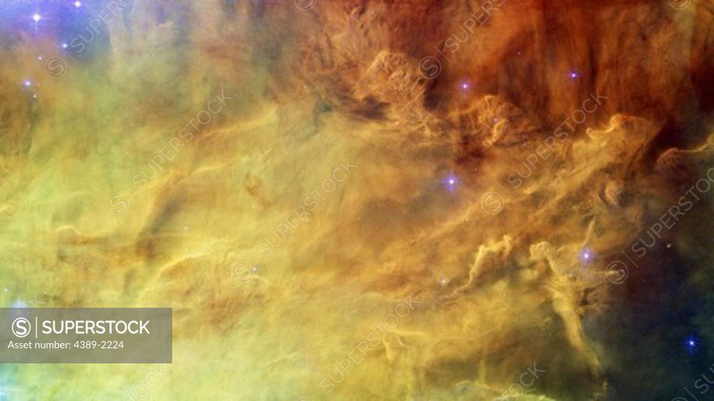Stock Photo: 4389-2224 Detail of Lagoon Nebula