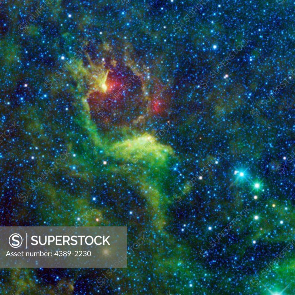 Stock Photo: 4389-2230 Reflection Nebula in Southern Cross