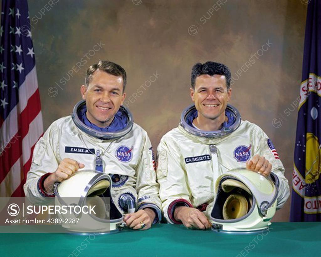 Stock Photo: 4389-2287 The Original Crew of Gemini 9