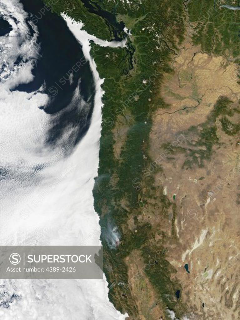 Stock Photo: 4389-2426 West Coast in Clouds