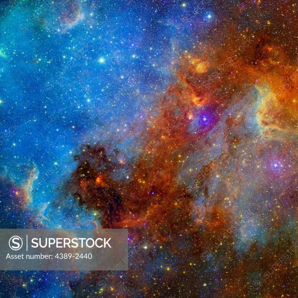 Stock Photo: 4389-2440 North America Nebula