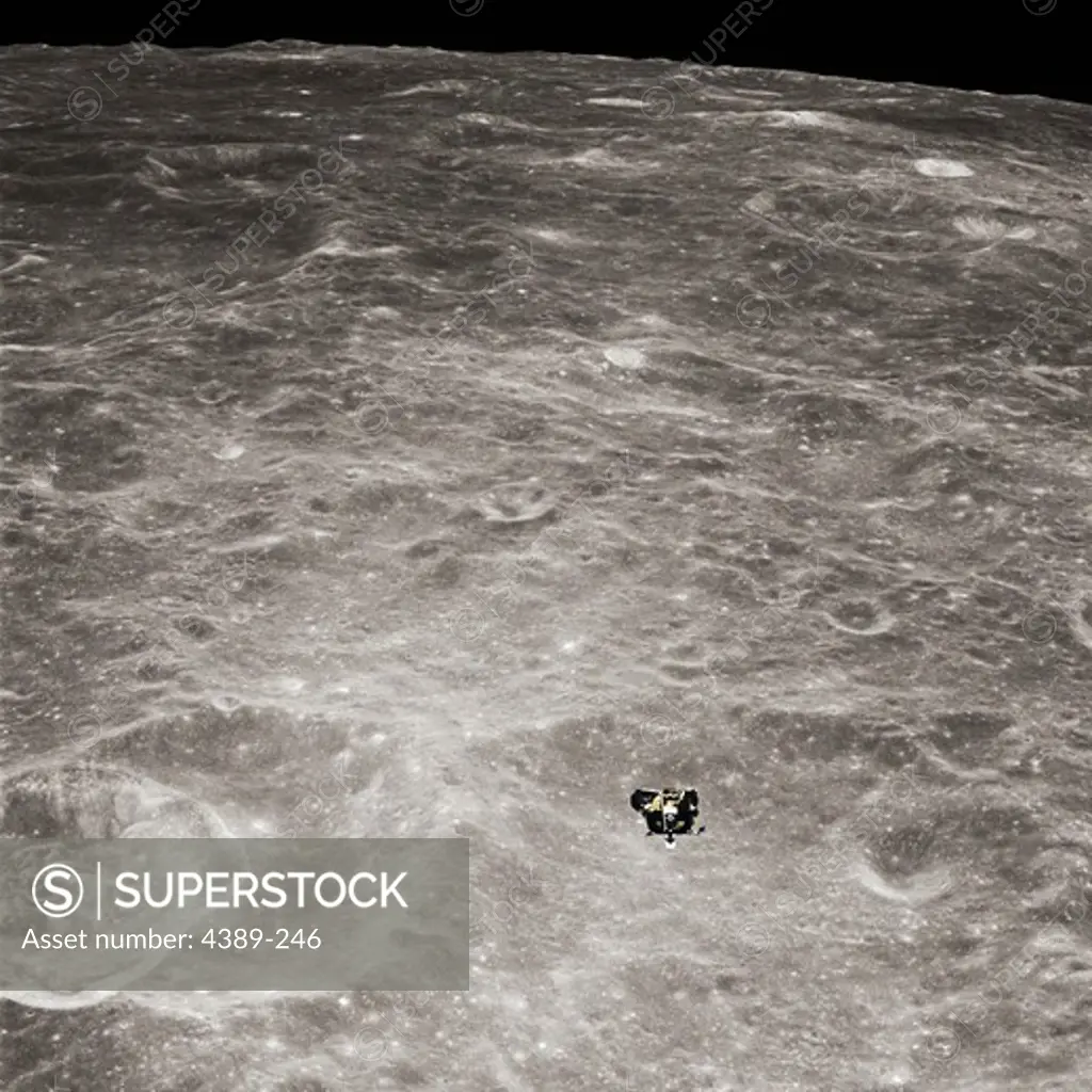 Apollo 11 - The Lunar Lander Eagle Ascends From the Moon's Surface