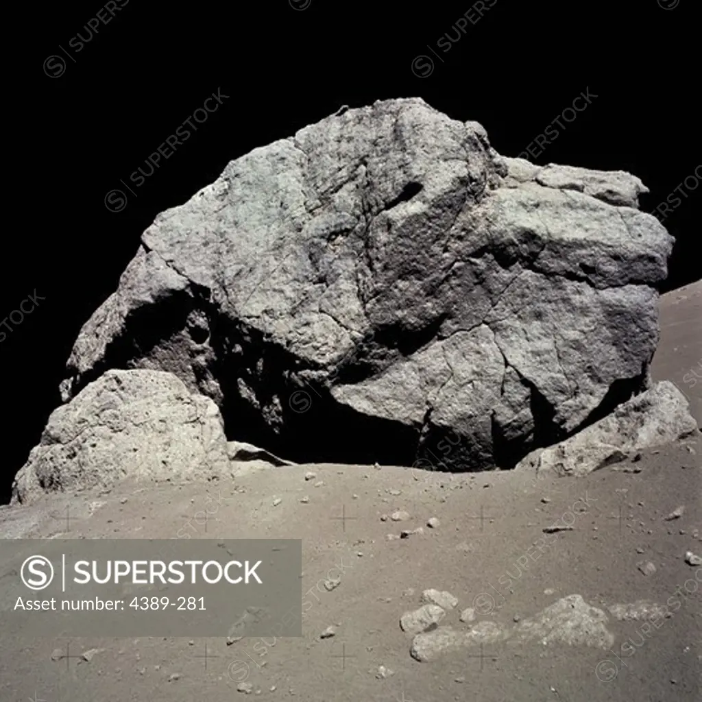Apollo 17 - A Large Boulder on the Moon