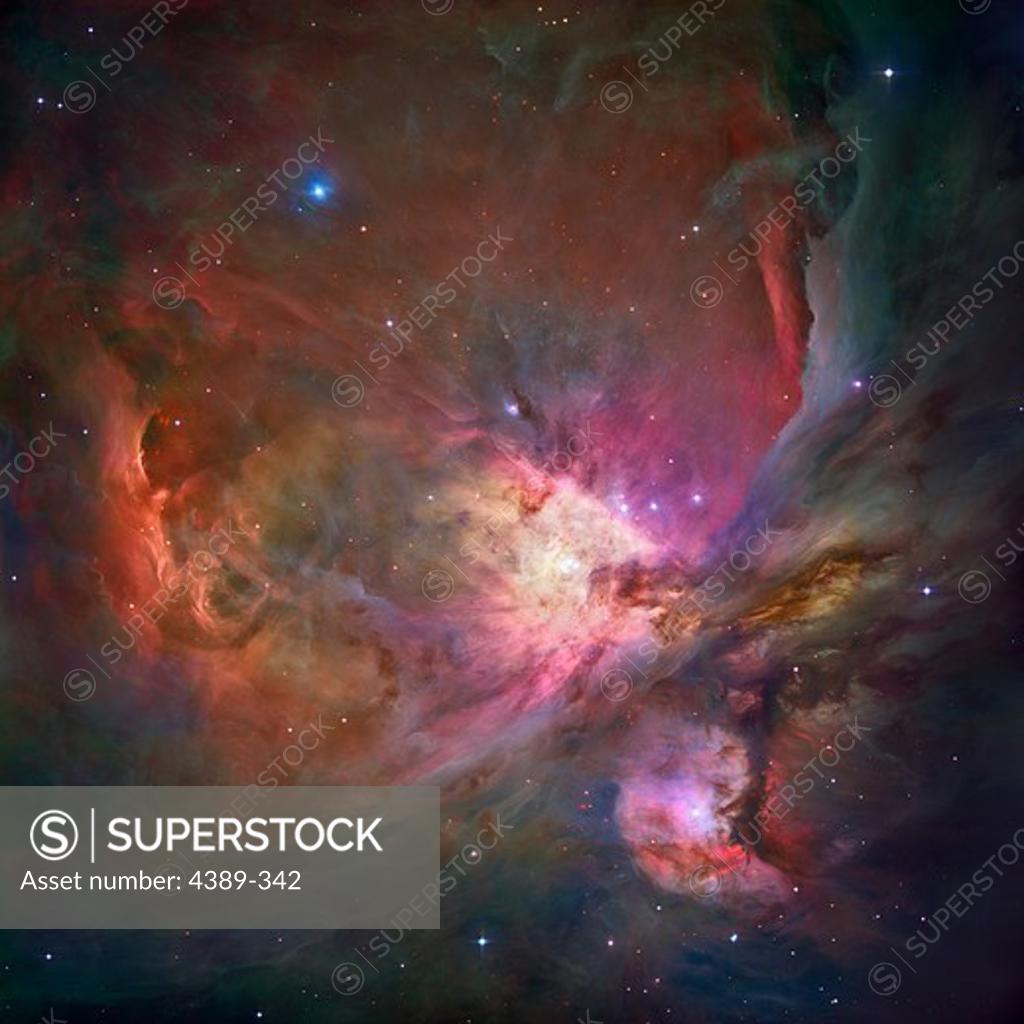Stock Photo: 4389-342 The Amazing Orion Nebula