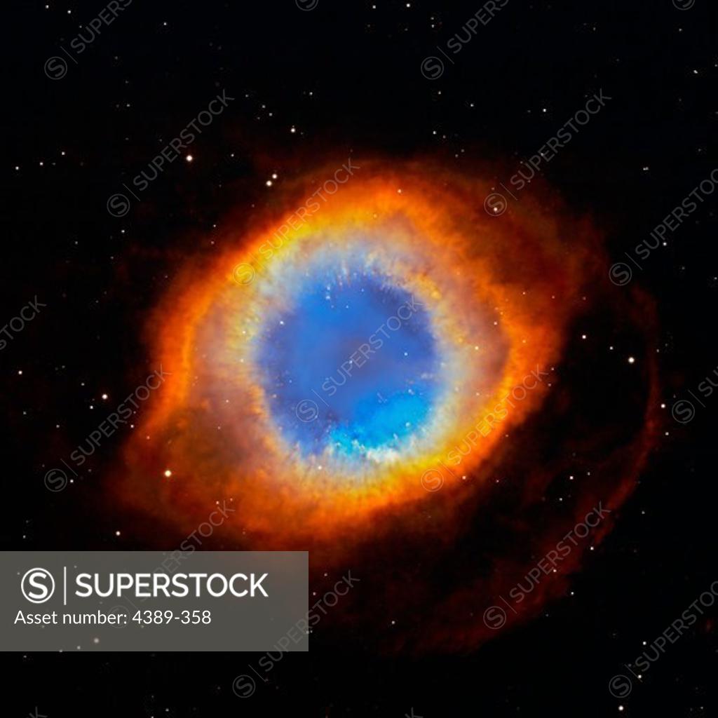 Stock Photo: 4389-358 The Beautiful Helix Nebula