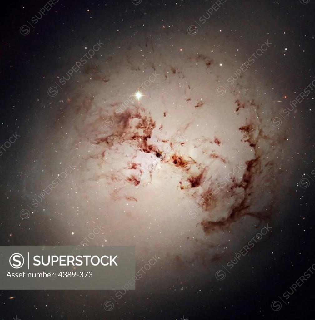 Stock Photo: 4389-373 Elliptical Galaxy