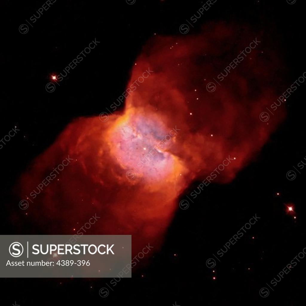 Stock Photo: 4389-396 Planetary Nebula in the Milky Way