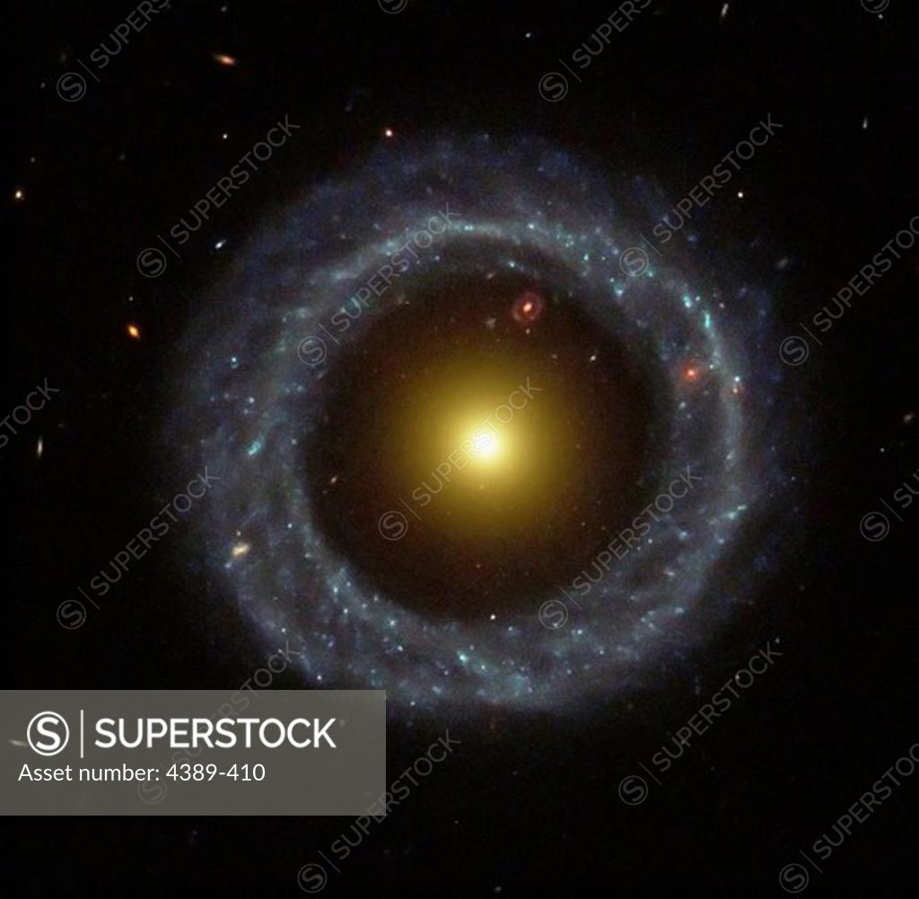 Stock Photo: 4389-410 A Brilliant Ring Galaxy