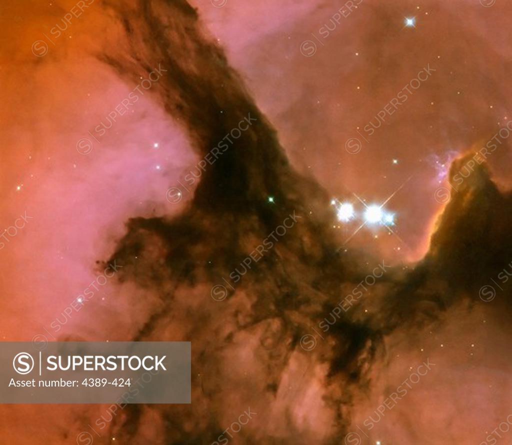 Stock Photo: 4389-424 The Heart of a Nebula