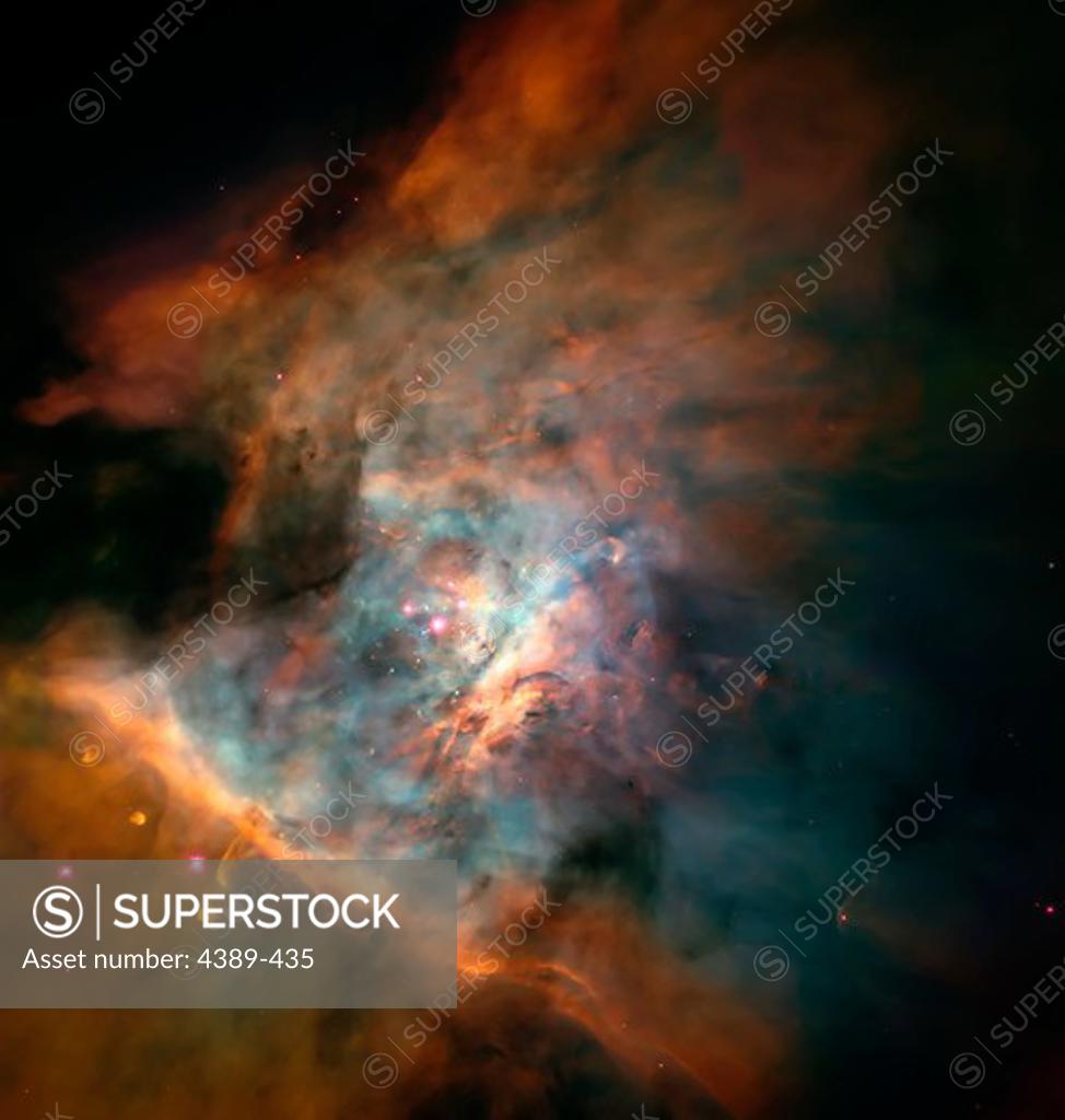 Stock Photo: 4389-435 Center of Orion Nebula