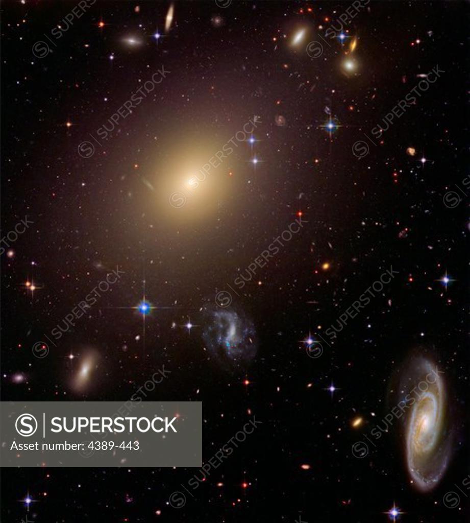 Stock Photo: 4389-443 Cluster of Galaxies Abell S0740