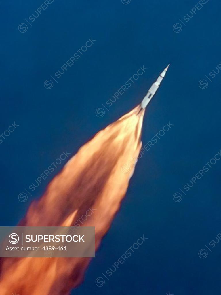 Stock Photo: 4389-464 Launch of Apollo 11