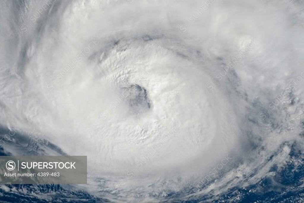 Stock Photo: 4389-483 Hurricane Gordon From Space