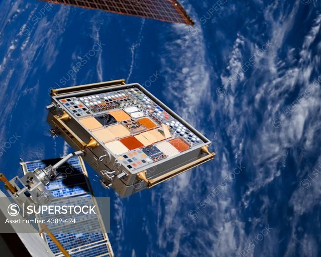Stock Photo: 4389-494 A Materials International Space Station Experiment