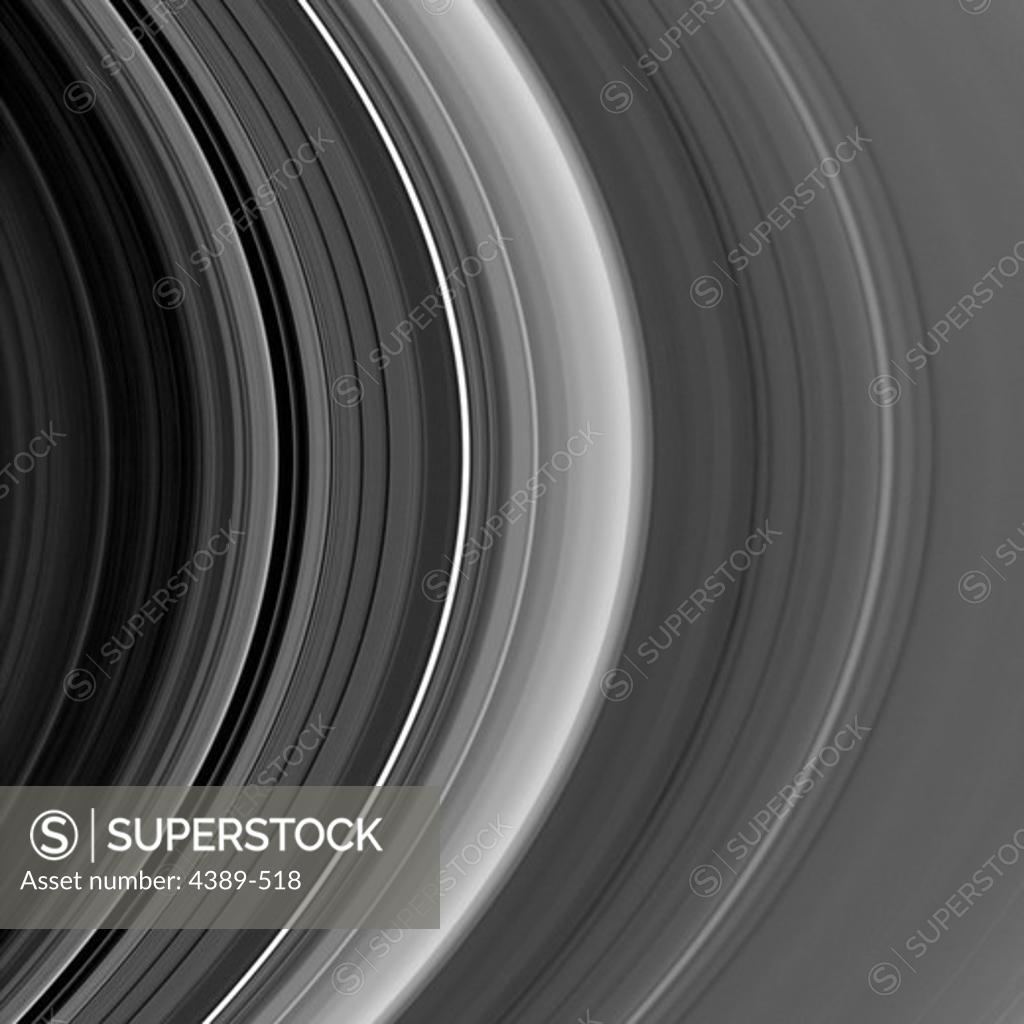 Stock Photo: 4389-518 New Rings in the Cassini Division