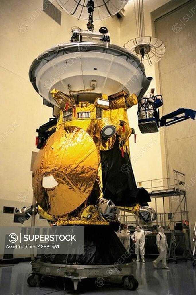 Stock Photo: 4389-561 Cassini Probe Returned From Launch Pad