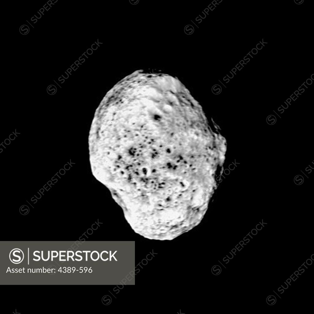 Stock Photo: 4389-596 Saturn's Moon Hyperion