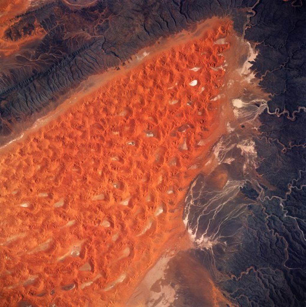 Algerian Desert as Seen From Space