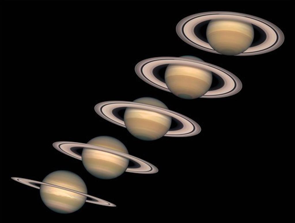 A Change of Seasons on Saturn, as Seen by Hubble Space Telecope