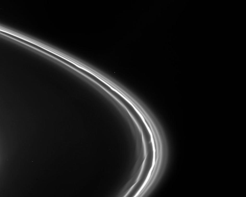 Close-up of Saturn's Knotted F Ring Seen by Cassini