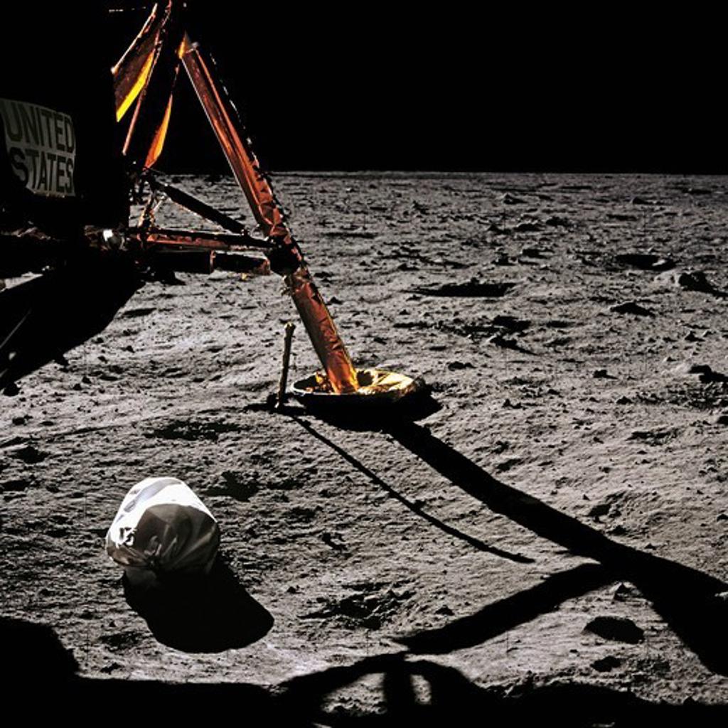 Apollo 11 - A Bag of Equipment is Left Behind