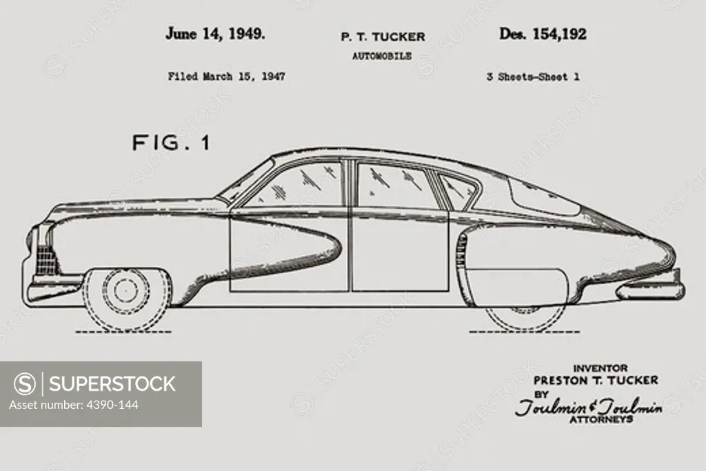 Tucker 'Torpedo' Patent Drawing