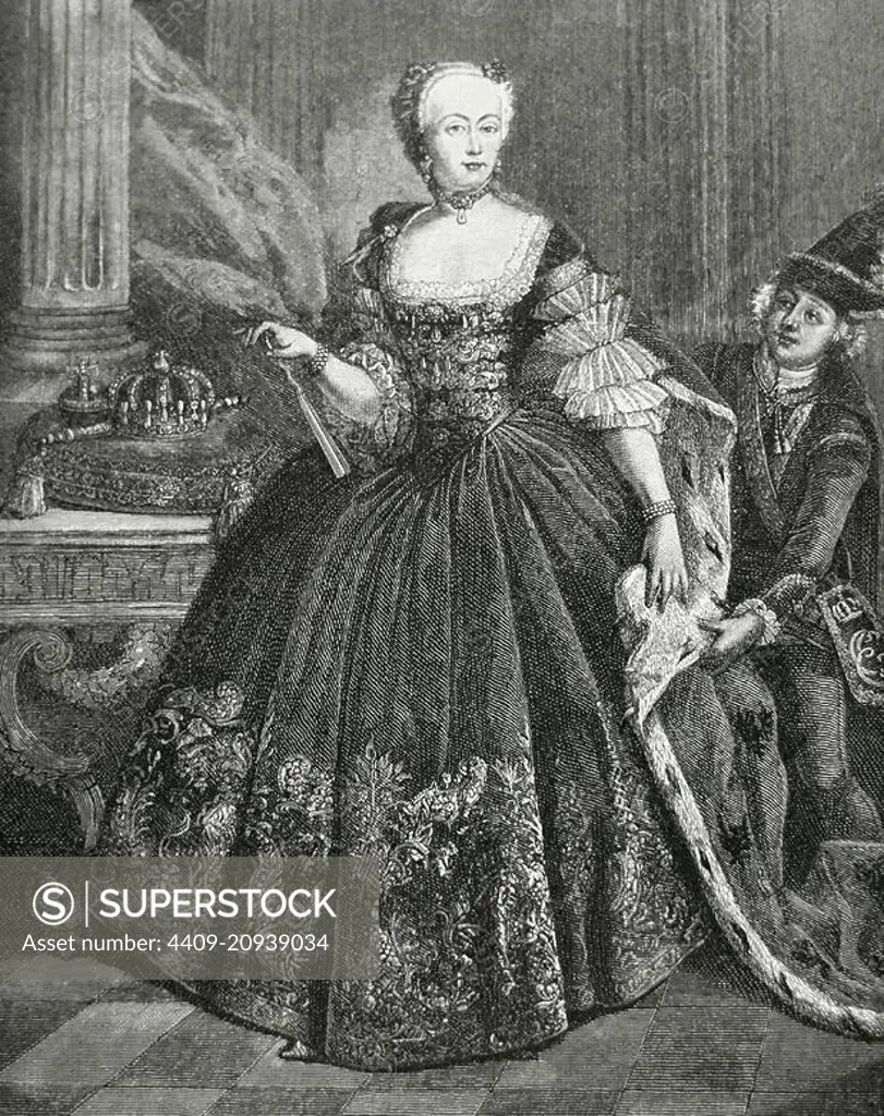 Elisabeth Christine of Brunswick-Wolfenbuttel-Bevern (1715-1797). Queen ...