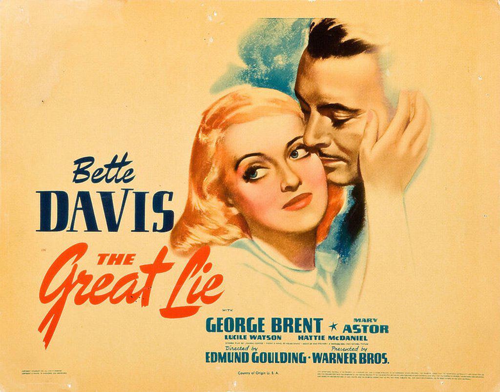 BETTE DAVIS in THE GREAT LIE (1941), directed by EDMUND GOULDING.